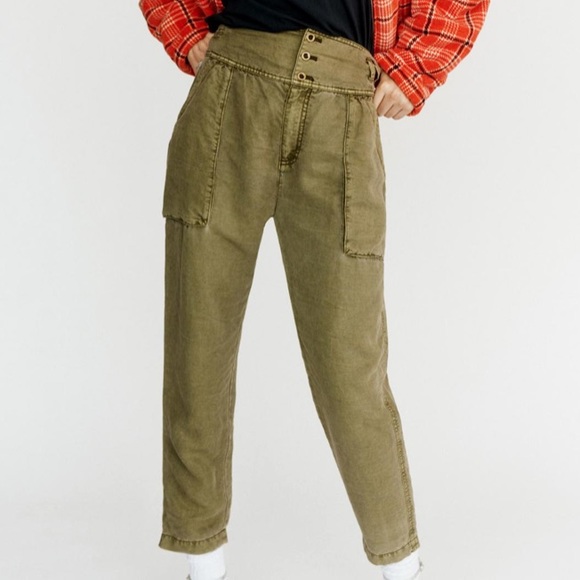 NWT Free People Free Fallin Utility Pants - Picture 3 of 11